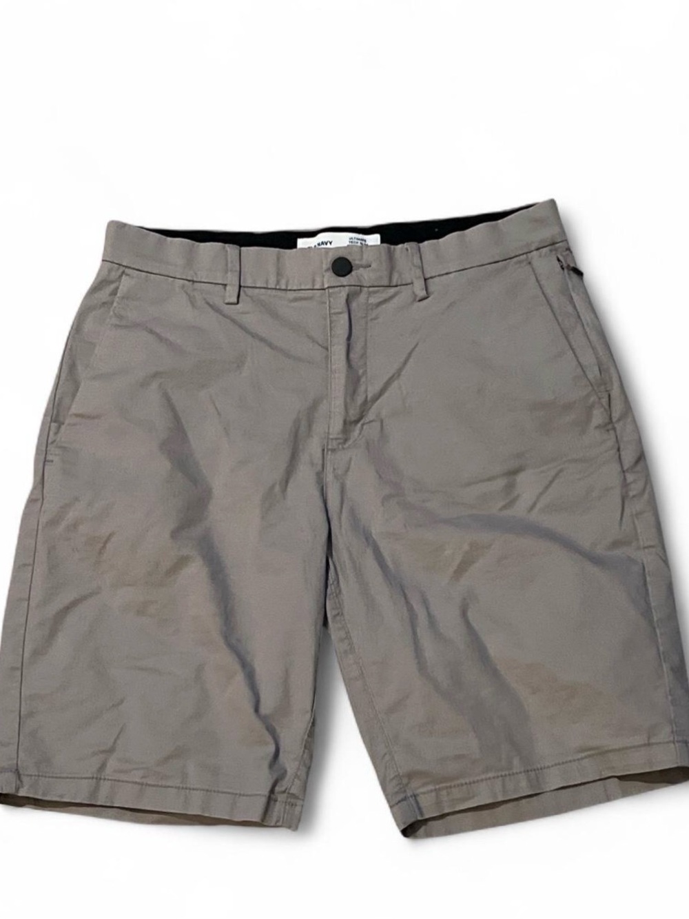 Old Navy Men's Taupe Flat-Front Chino Shorts